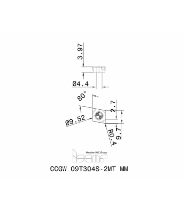 CCGW 09T304S-2MT MM BI15HC