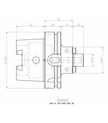 HSK A100 SEM22X50