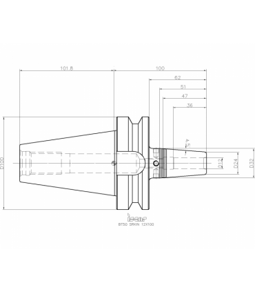 BT50 SRKIN 12X100
