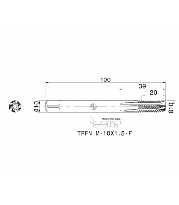 TPFN M-10X1.5-F PMTI
