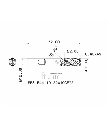EFS-E44 10-22W10CF72 IC900