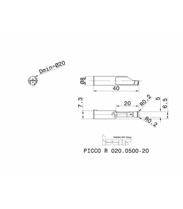 PICCO R 020.0500-20 IC1008