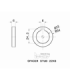 SPACER STUB 22X6