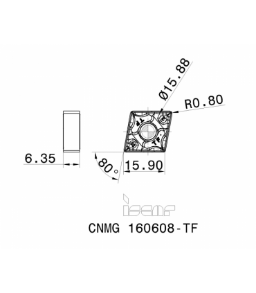 CNMG 160608-TF IC807
