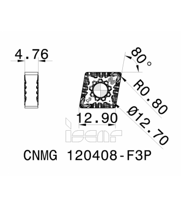 CNMG 120408-F3P IC520N