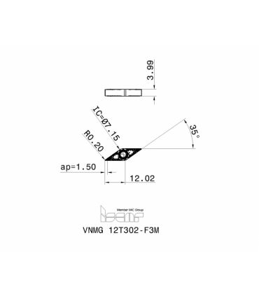 VNMG 12T302-F3M IC806