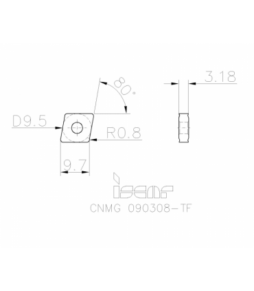 CNMG 090308-TF IC830