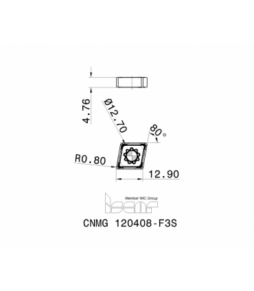 CNMG 120408-F3S IC806