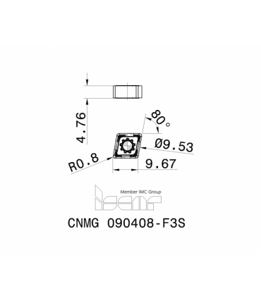 CNMG 090408-F3S IC804