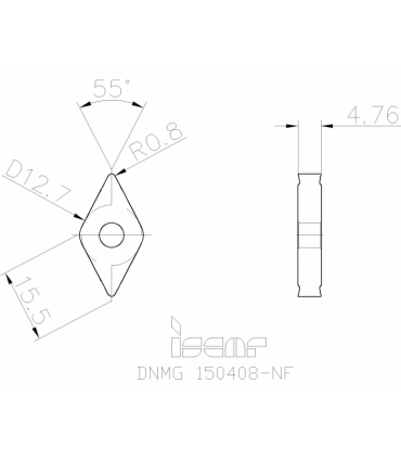 DNMG 150408-NF IC9250