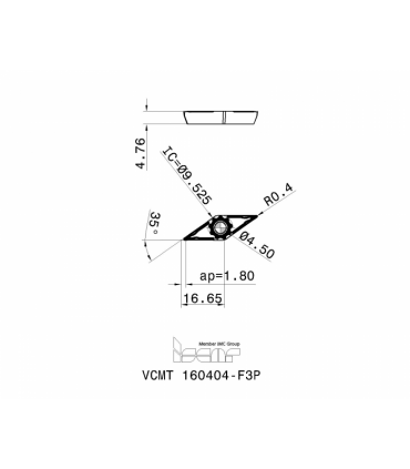 VCMT 160404-F3P IC8150