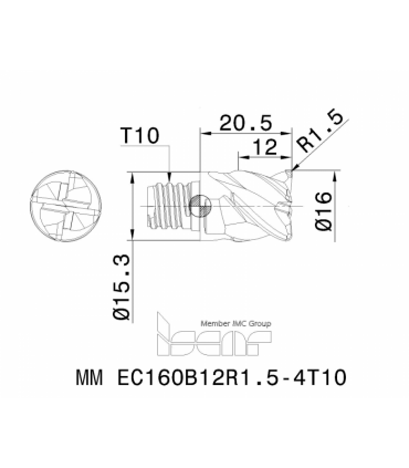 MM EC160B12R1.5-4T10 IC908