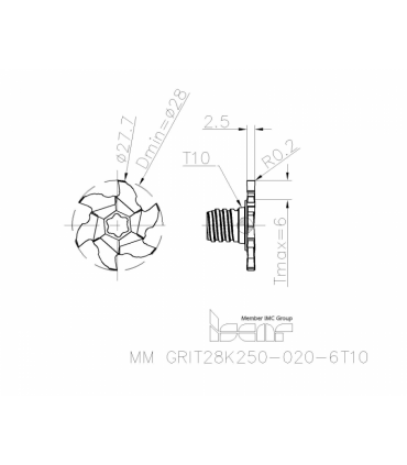 MM GRIT28K250-020-6T10 IC908