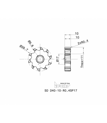 SD D40-10-R0.4SP17 IC908