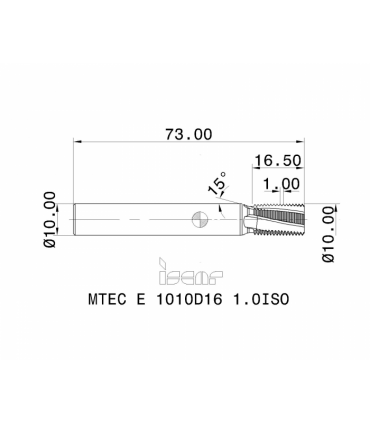 MTEC E 1010D16 1.0ISO IC908