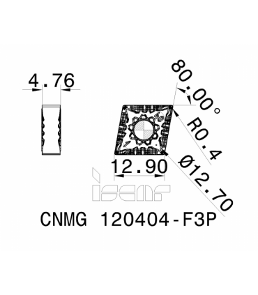 CNMG 120404-F3P IC8150