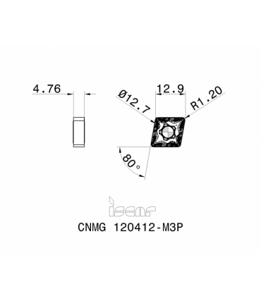 CNMG 120412-M3P IC807