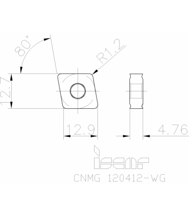CNMG 120412-WG IC8150