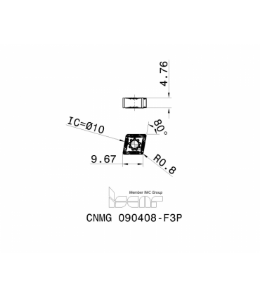 CNMG 090408-F3P IC8150