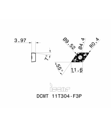 DCMT 11T304-F3P IC830