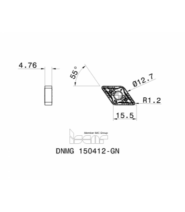 DNMG 150412-GN IC5010