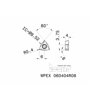 WPEX 060404R08 IC908