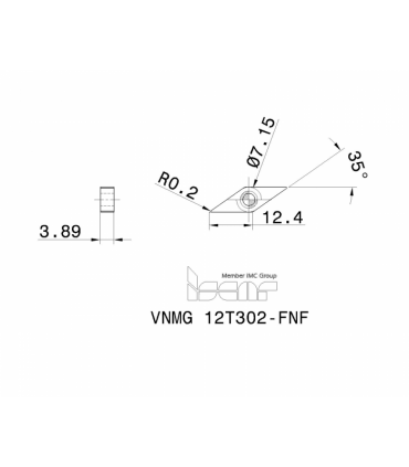 VNMG 12T302-FNF IC20N