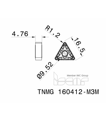 TNMG 160412-M3M IC6025