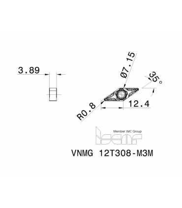 VNMG 12T308-M3M IC6015