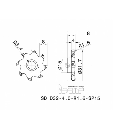 SD D32-4.0-R1.6-SP15 IC908