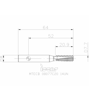 MTECB 08077C20 14UN IC908