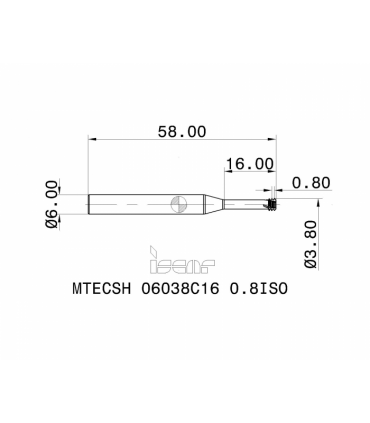 MTECSH 06038C16 0.8ISO IC903