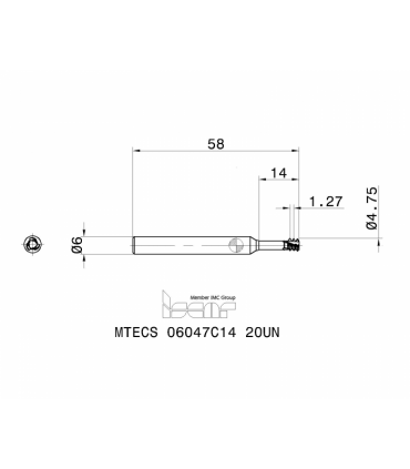 MTECS 06047C14 20UN IC908