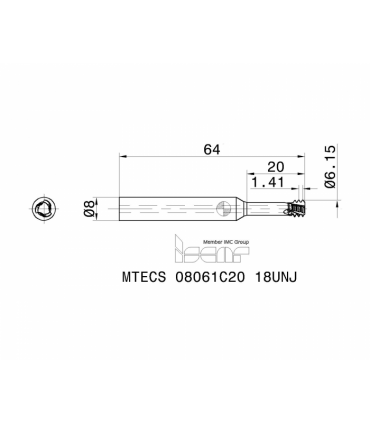 MTECS 08061C20 18UNJ IC908
