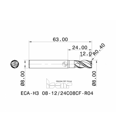 ECA-H3 08-12/24C08CF-R04 IC08