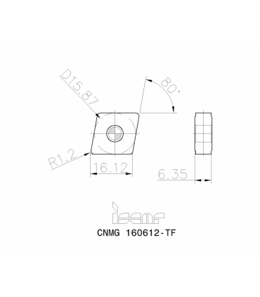 CNMG 160612-TF IC8250