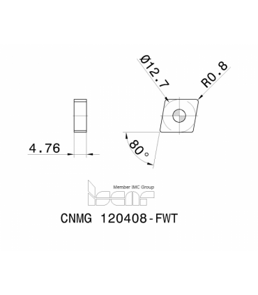 CNMG 120408-FWT IC520N