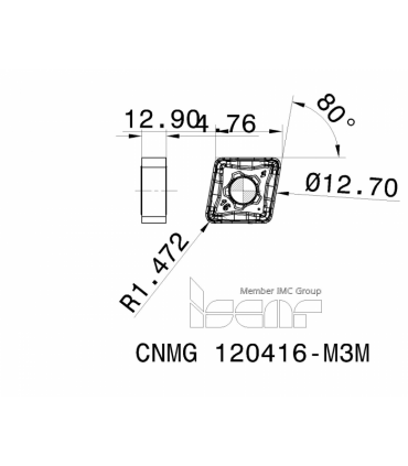 CNMG 120416-M3M IC6025