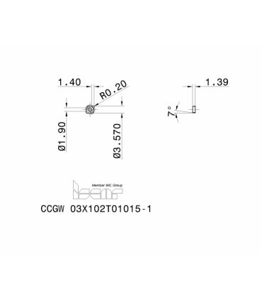 CCGW 03X102TF-MT IB10H