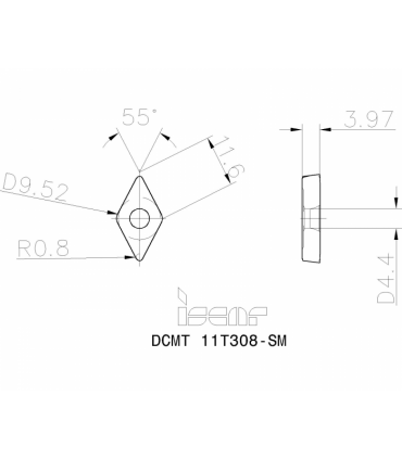 DCMT 11T308-SM IC9250