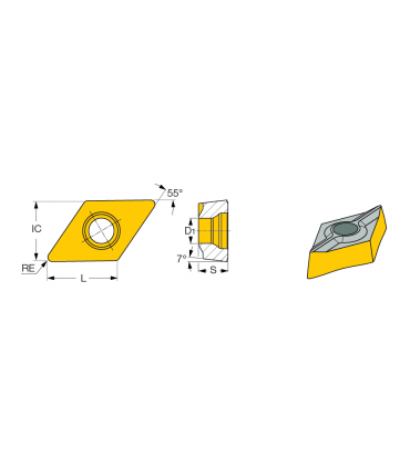 DCMT 13T508-M3M-SL IC6015