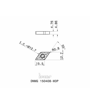 DNMG 150408-M3P IC8150