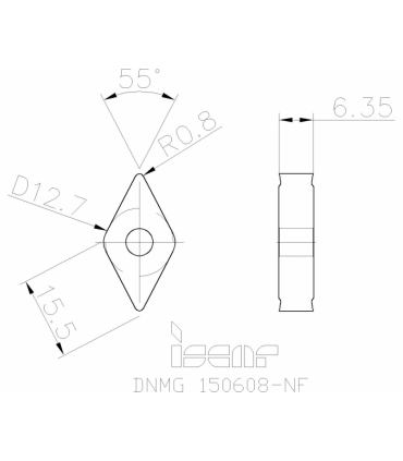 DNMG 150608-NF IC9250