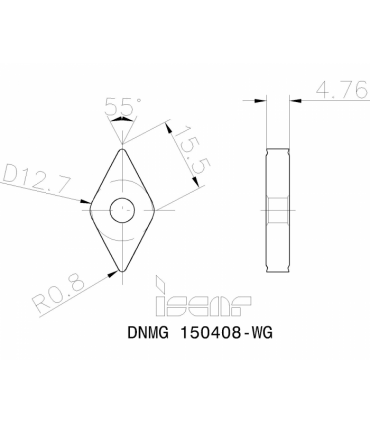 DNMG 150408-WG IC9150