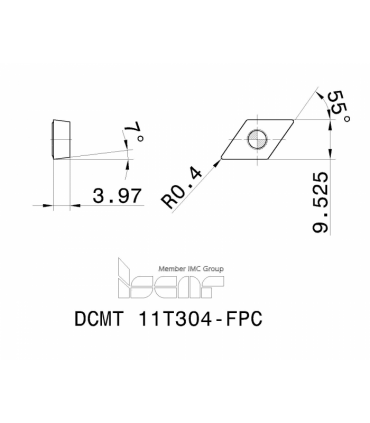 DCMT 11T304-FPC IC20N