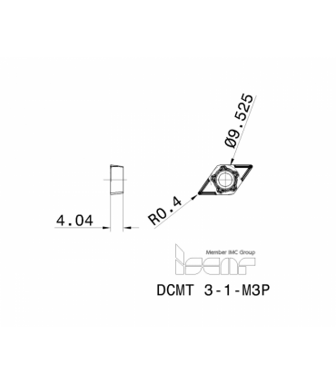 DCMT 11T304-M3P IC8150