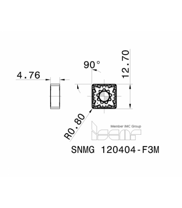 SNMG 120408-F3M IC830