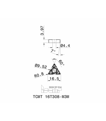 TCMT 16T308-M3M IC807