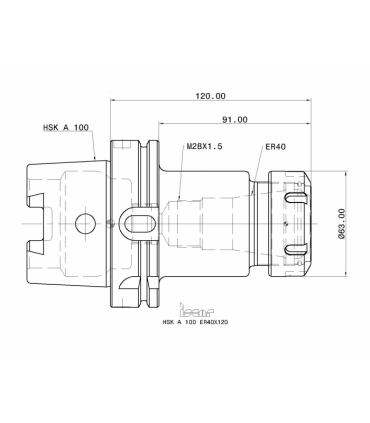 HSK A100 ER40X120