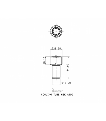 COOLING TUBE HSK A100